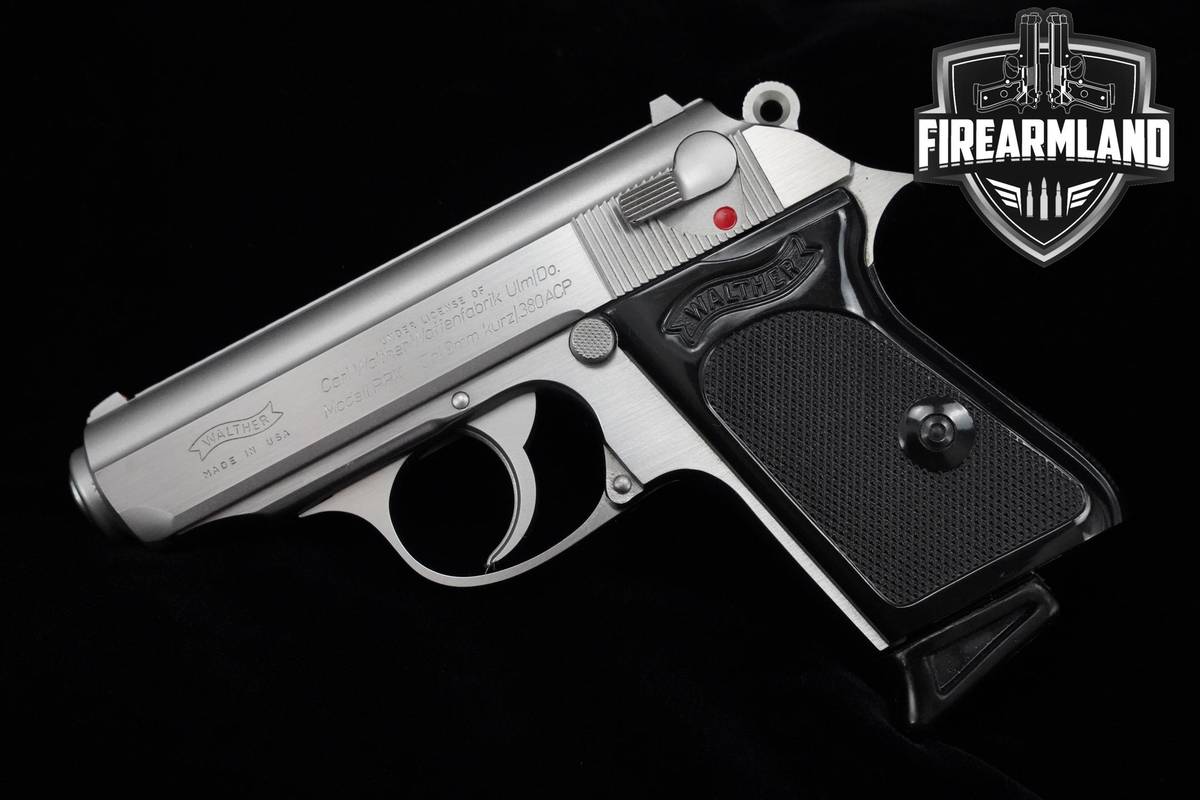 1995 Walther PPK Stainless 380 ACP Stainless Walther-PPK 007 +ORIG BOX