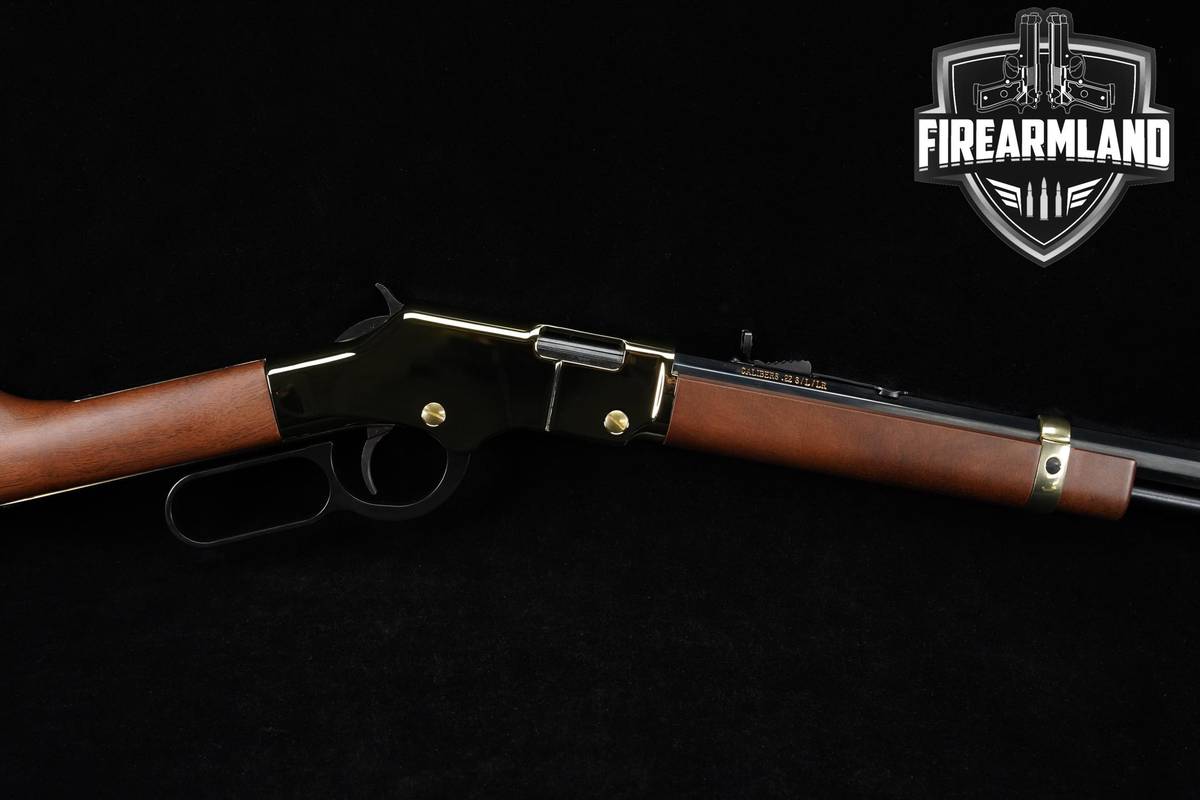 Henry Golden Boy H004 22LR 20" Polished Brass & Walnut +ORIG BOX