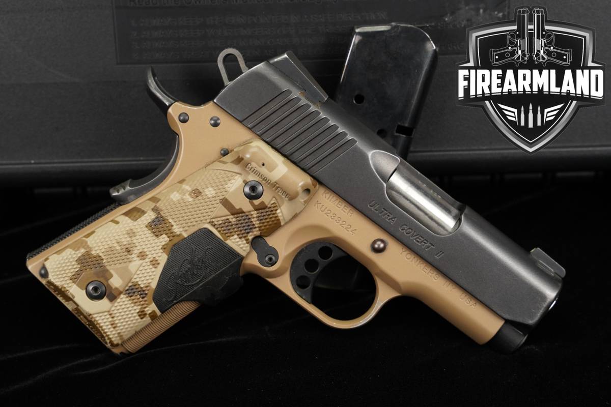 Kimber Ultra Covert II Custom Shop 45 ACP 1911 3 +ORIG CASE, CT LASER GRIPS