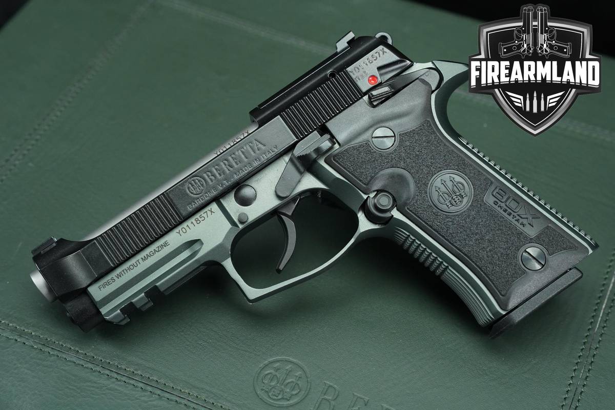 LAUNCH EDITION Beretta 80X Cheetah Green 380 ACP 80 X +6 MAGS & ORIG CASE