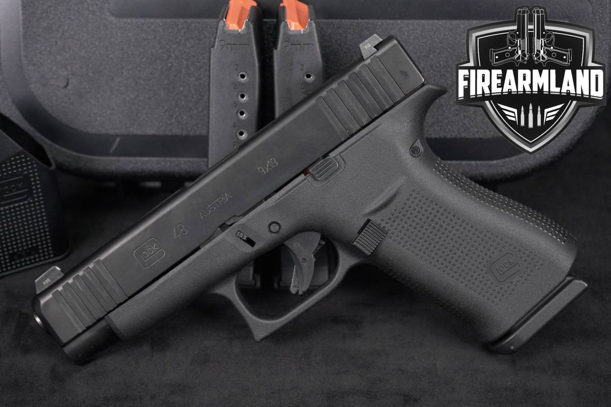 Glock 48 G48 Slimline 9mm 4.17 +3 MAGS & ORIG CASE