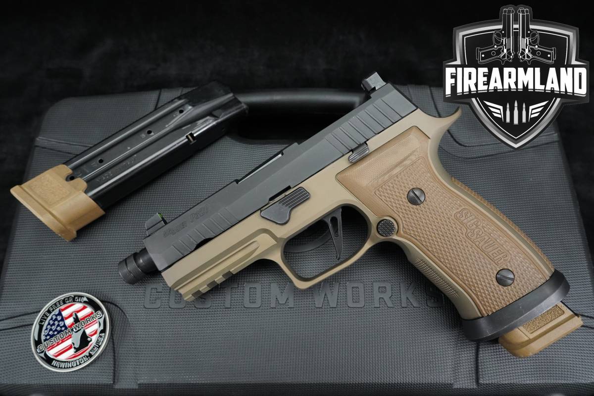 SIG Sauer Custom Works P320 AXG Combat 9mm Optic-Ready +3 MAGS OG CASE
