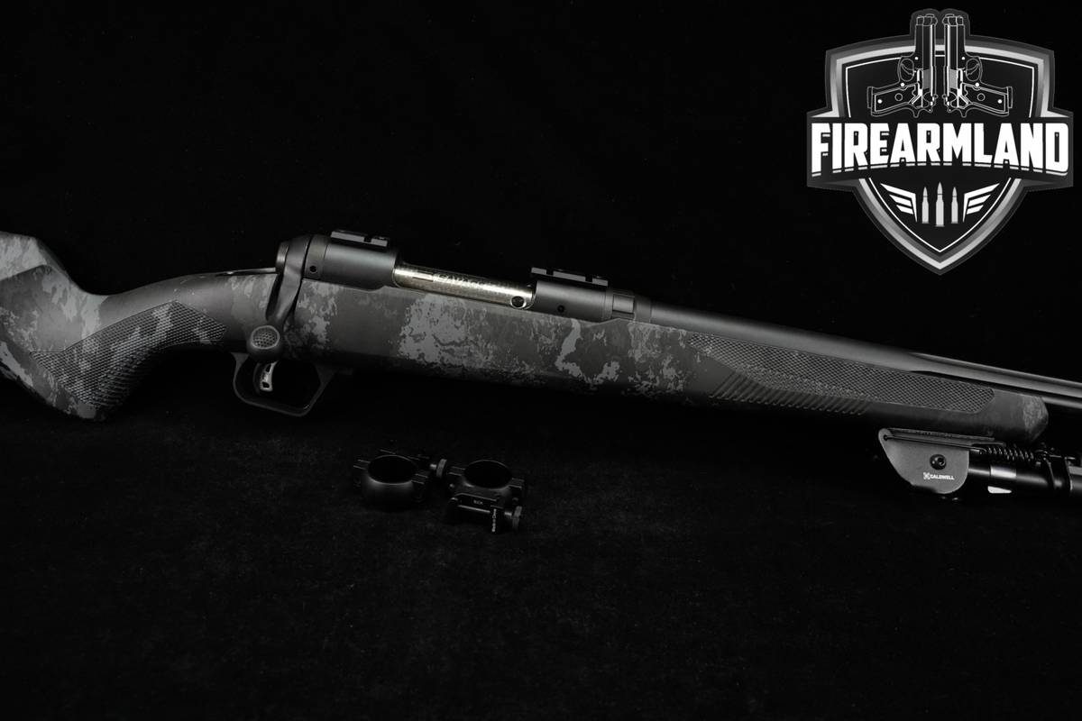 UNFIRED Savage Arms Model 110 Apex Hunter XP SR 308 Win Acc +CALDWELL BIPOD