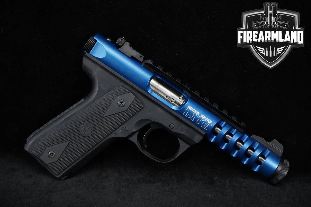 SUPPRESSOR HOST! Ruger 22/45 Lite Mark III 22LR 4.4" Blue Anodized +OG BOX