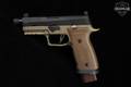 Sig Sauer P320 AXG Combat, Custom Works 9mm Luger Two-Tone Black & FDE in Good Condition Image 5