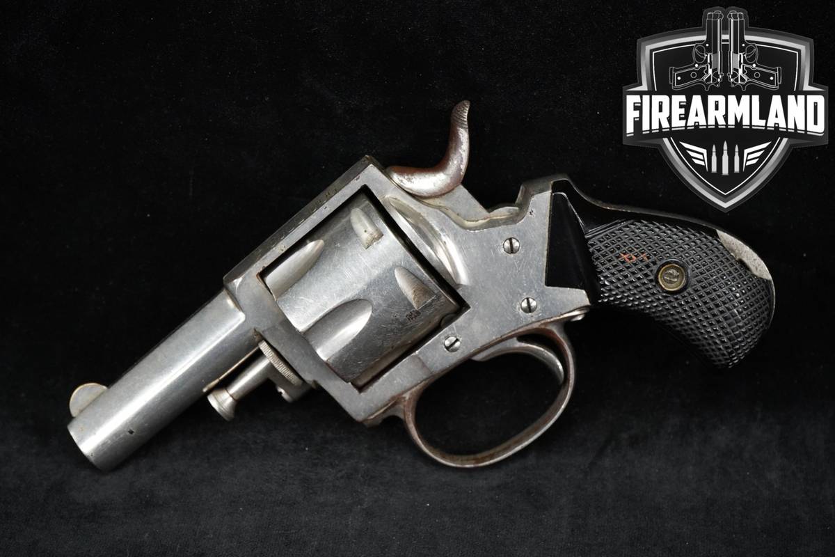 PRE-1890 Forehand & Wadsworth British Bull-Dog 38 S&W 2.5" Nickel DA/SA