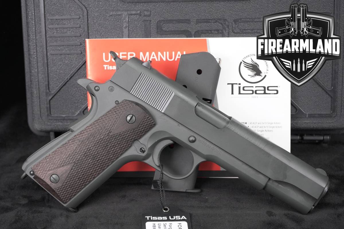 Tisas M1911 A1 GOVT Series 70 45 ACP USGI-Spec 1911 5" HBM +2 MAGS +OG CASE