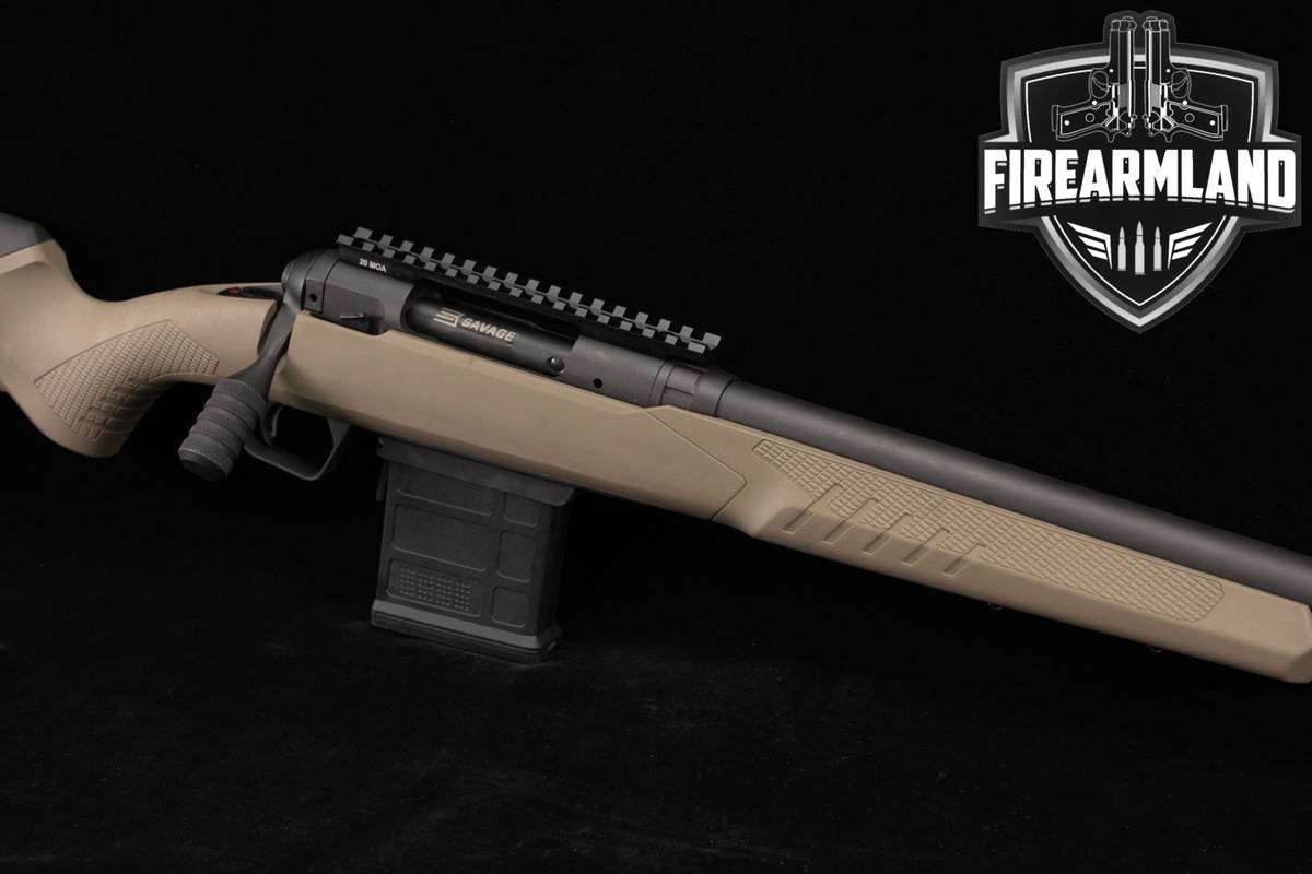 Savage Arms Model 110 Tactical Desert 6mm Creedmoor 26" Black & FDE M110