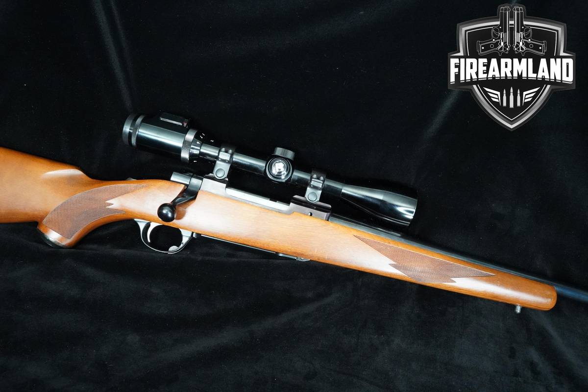 1988 Ruger M77 220 Swift 24" Blued Ruger M-77 +OPTIC