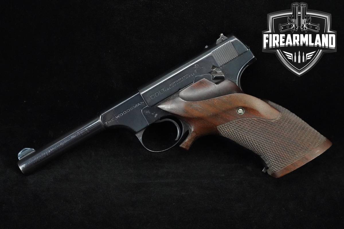 VINTAGE 1937 Colt The Woodsman 22LR 4.5" Blued Colt-Woodsman +5-MAGS