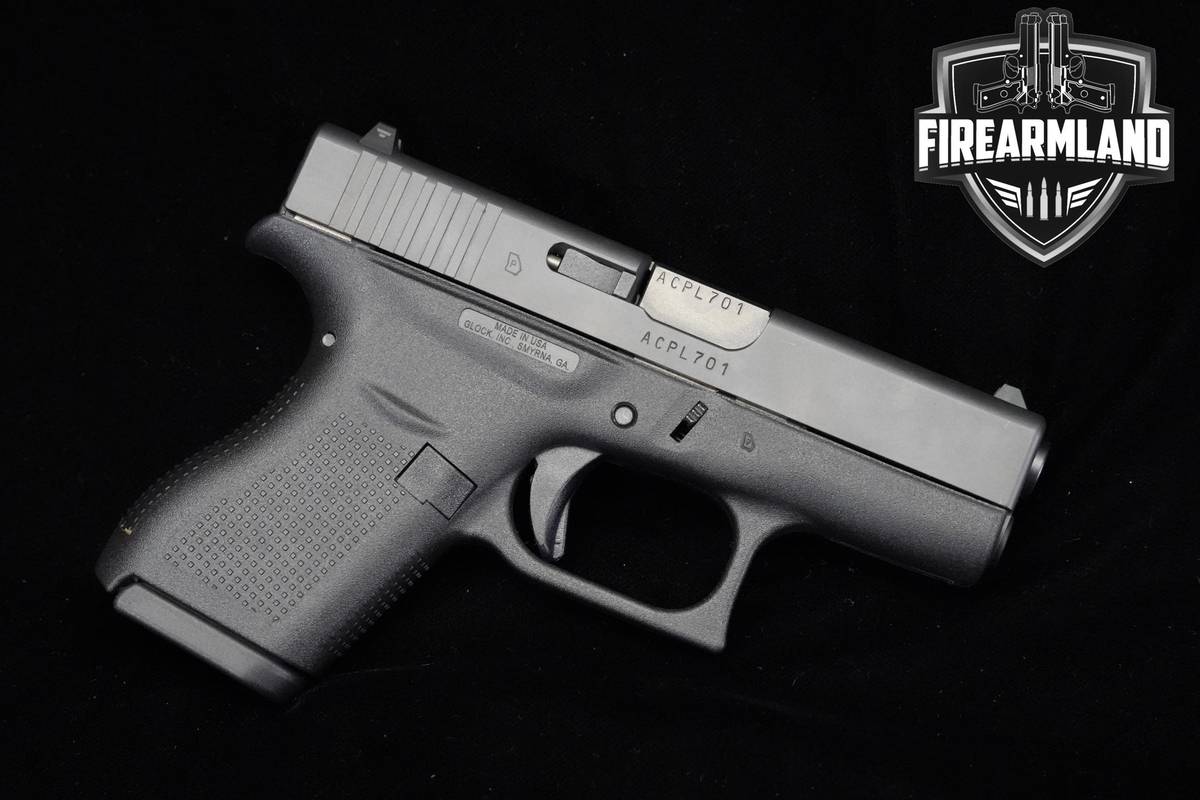 Glock 42 380 ACP 3.25" Glock G42 G-42 +2 MAGS & ORIG BOX
