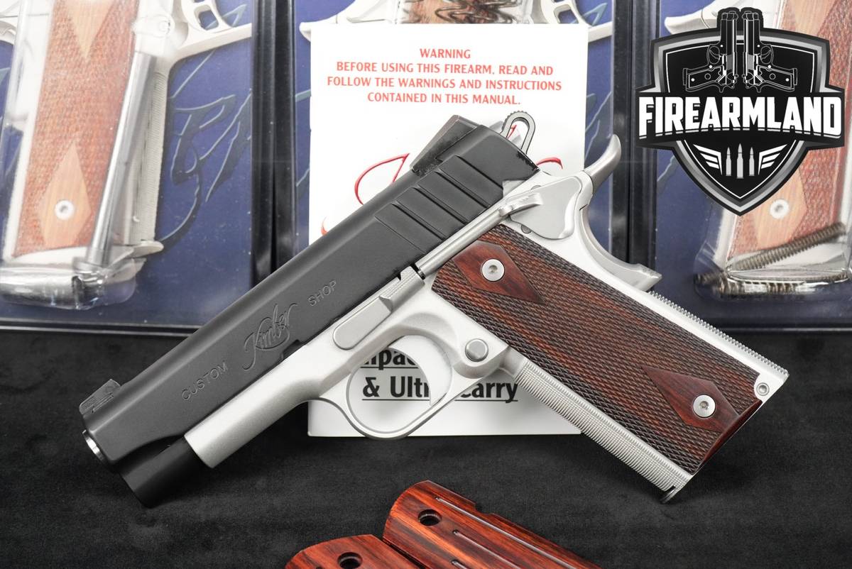Kimber Pro Aegis II Custom Shop 9mm 1911 4" BULL +ORIG CASE, EXTRAS