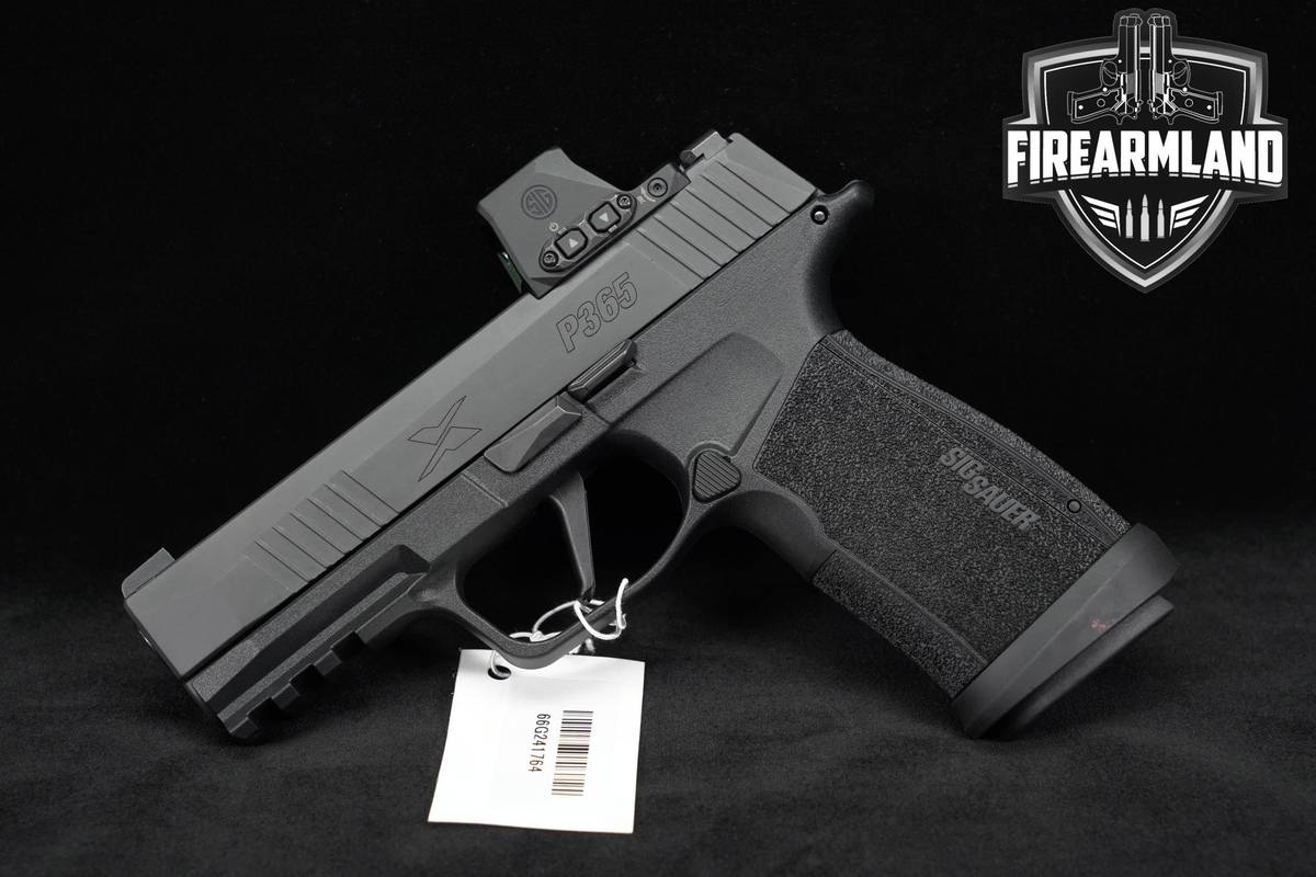 LNIB Sig Sauer P365-XMacro 9mm 3.7" P-365 Macro +3 MAGS, OG CASE & ROMEO-X