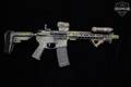 Palmetto State Armory (PSA) PA-15 5.56mm NATO Custom Rattle Can Woodland in Excellent Condition Image 2