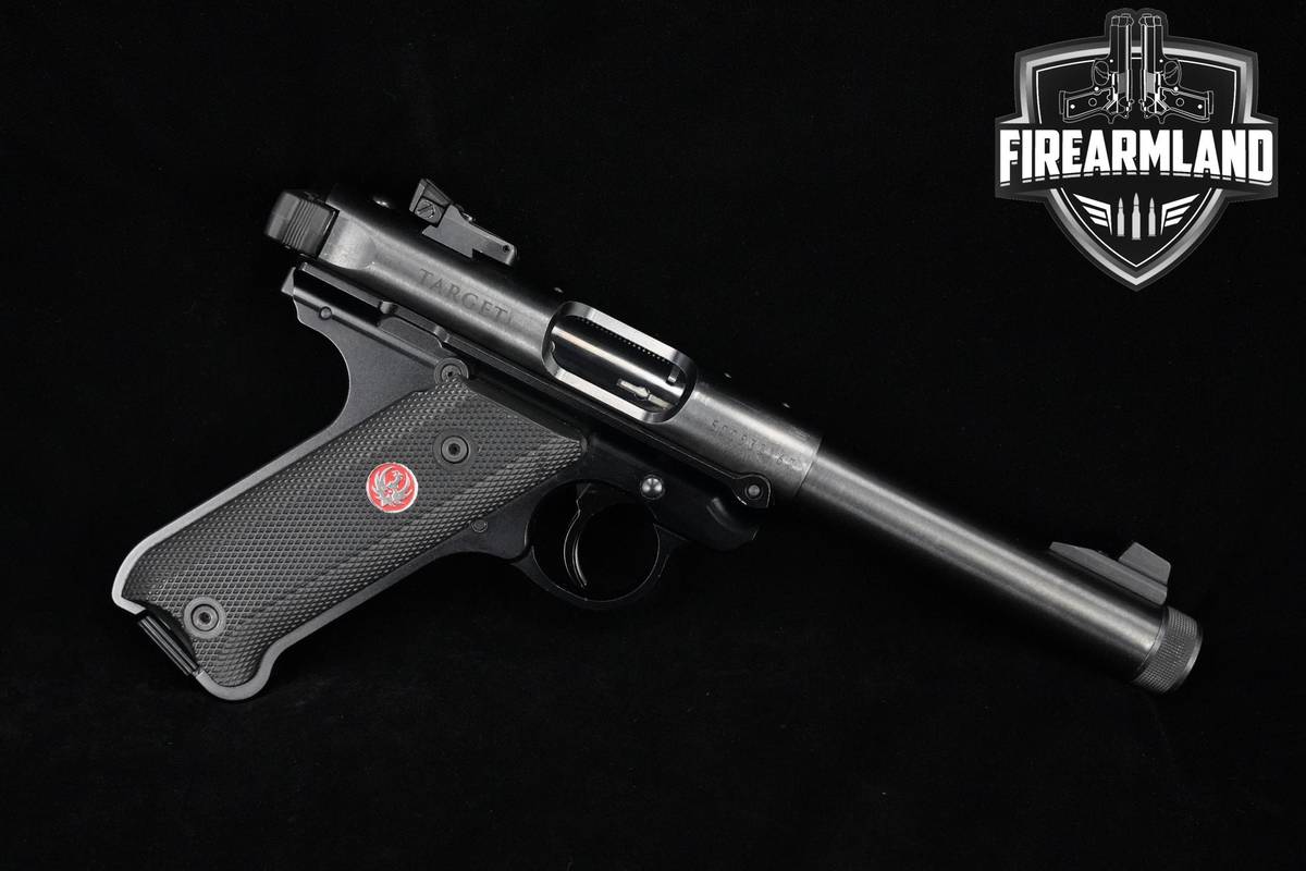 PLINKER Ruger Mark IV Target 22LR Ruger-Mark IV-Target  +4 MAGS & OG CASE