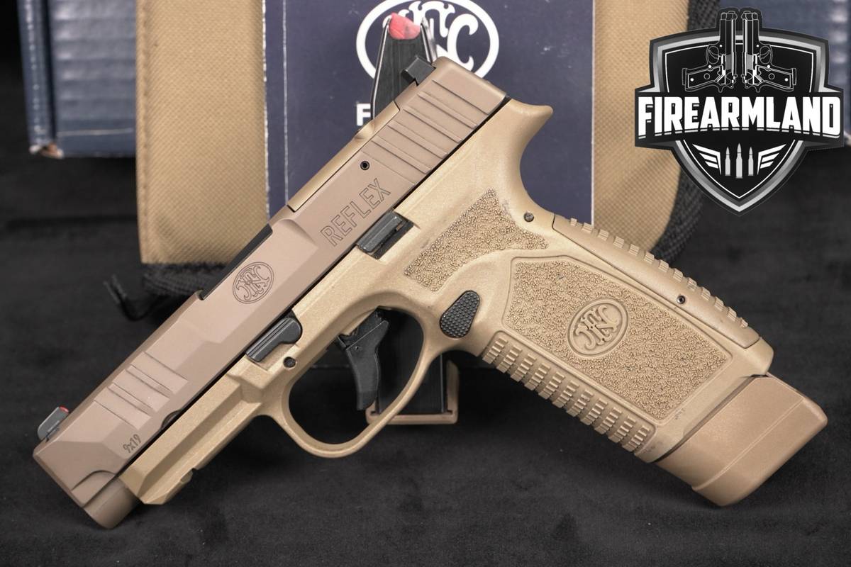FN Reflex XL MRD NMS 9mm Optics-Ready 3.7" FDE +2 MAGS & ORIG BOX