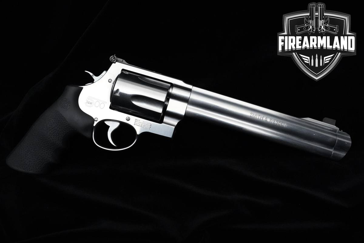 Smith & Wesson (S&W) 500 8.375" Stainless Hunting Revolver Stainless DA/SA