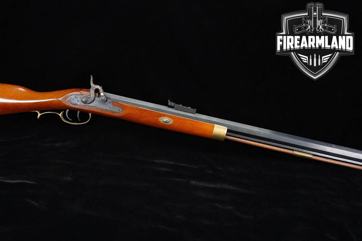 Muzzleloading Armory Plainsman Rifle 50 Caliber 28" Blued Octagonal & Wood
