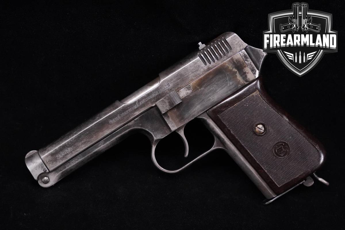 WW2 1939 CZ Vz. 38 380-ACP 4.7" Blued Czech