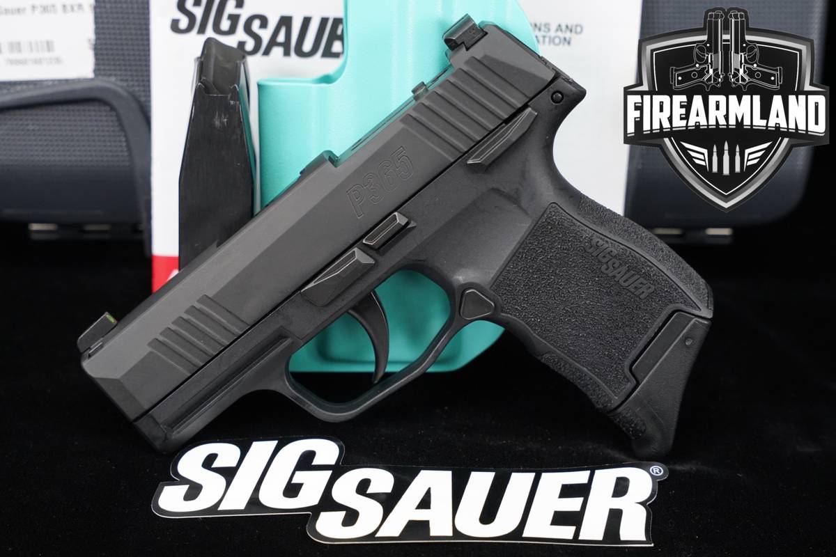 Sig Sauer P365 Optic Ready Micro Compact 9mm 3.1" P-365 +2 MAGS & ORIG CASE