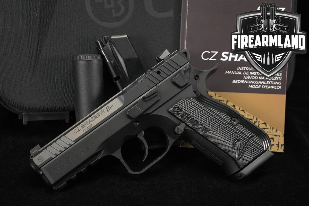 CZ Shadow 2 Carry 9mm Optics-Ready 4 Shadow2 +TWO MAGS & ORIG CASE