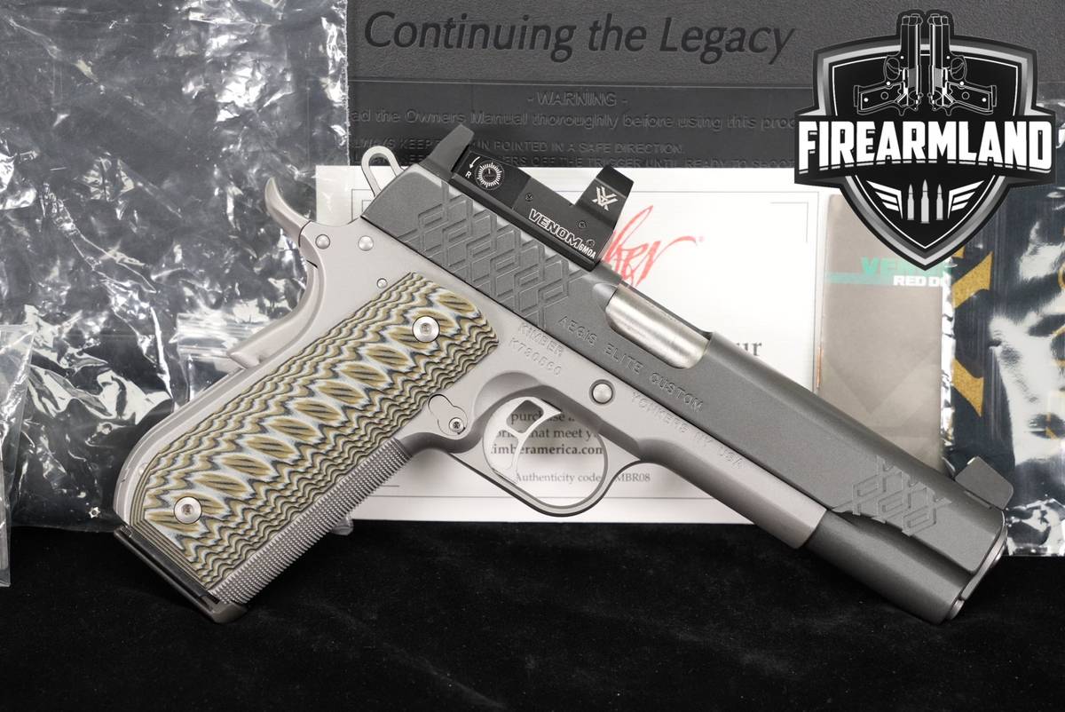 Kimber Aegis Elite Custom 45 ACP 1911 5" +ORIG CASE, VORTEX OPTICS