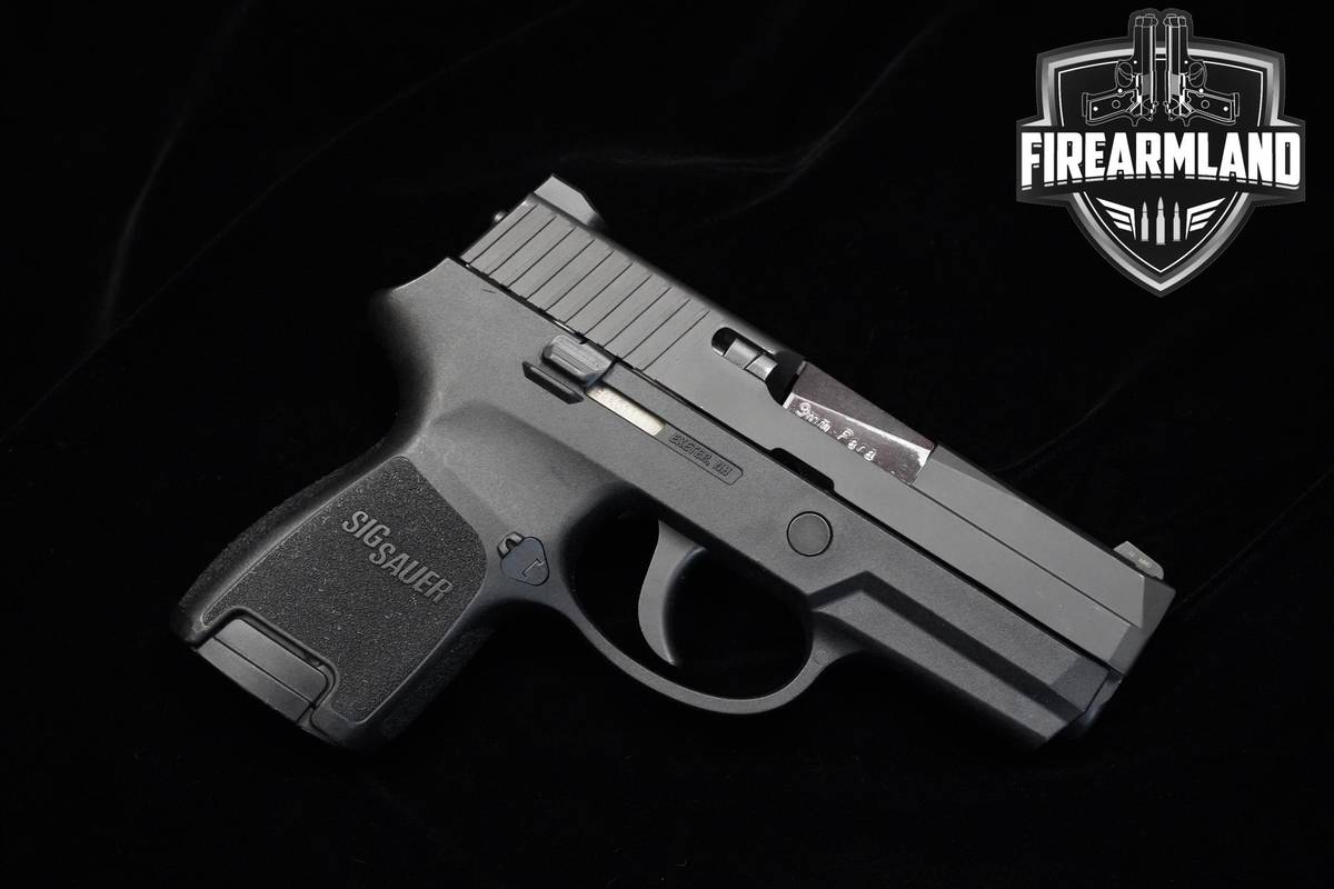 Sig Sauer P250 9mm 3.5" Nitron P250 P-250 +2 MAGS & ORIG CASE