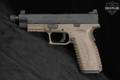 Springfield Armory XDm 4.5 Threaded Barrel .45 ACP Two-Tone FDE in Very Good Condition Image 3