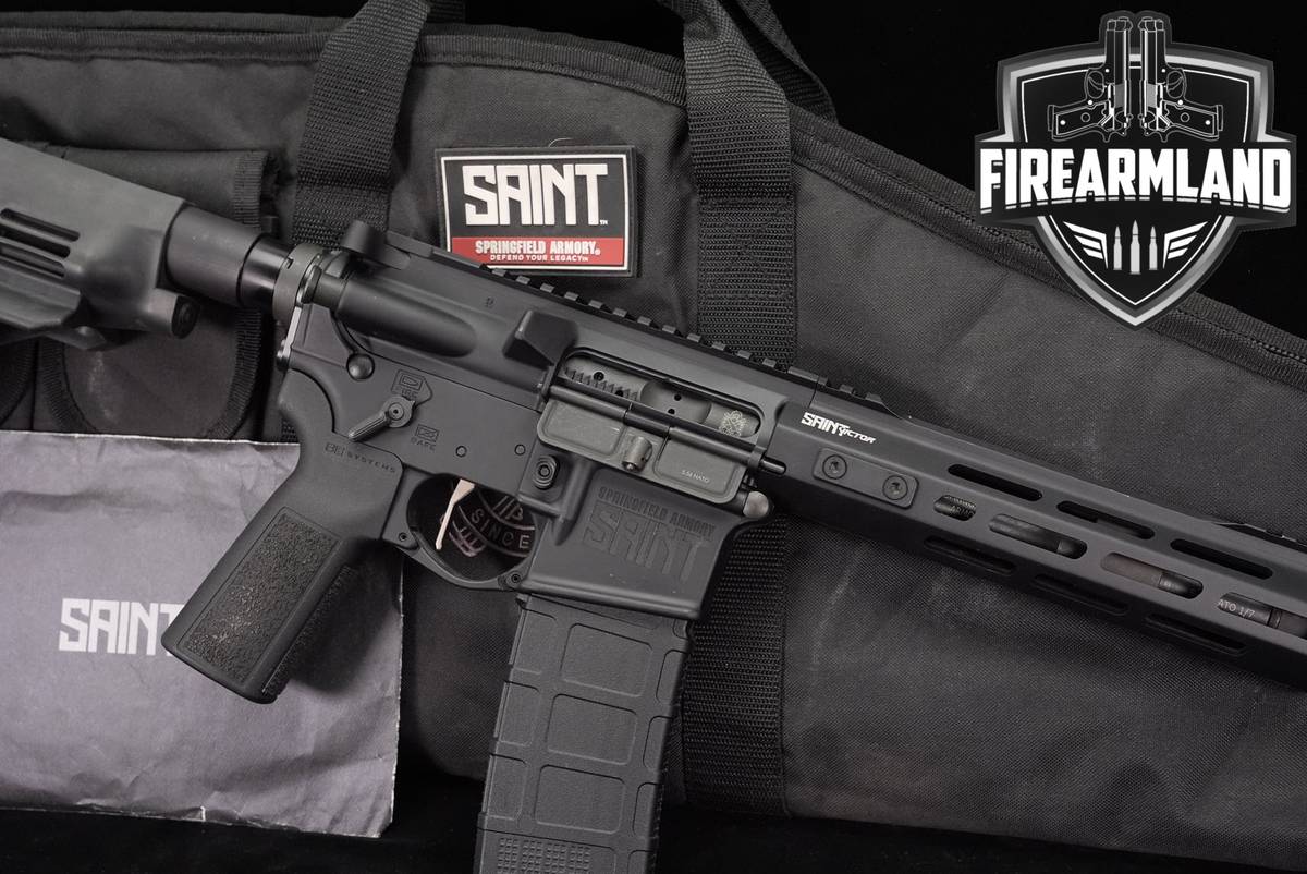 Springfield Armory SAINT Victor Pistol 5.56 NATO AR-15 AR15 7.5 +ORIG CASE