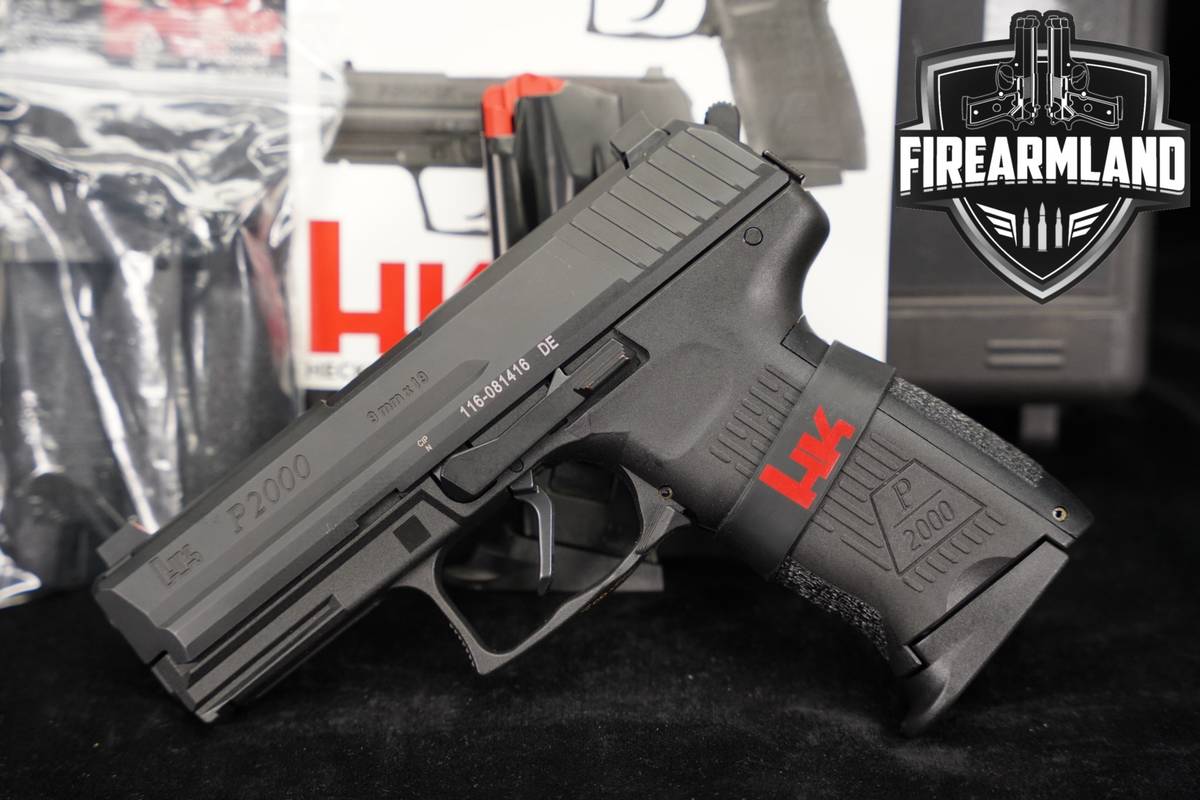Heckler & Koch P2000 V3 9mm 3.62 H&K P 2000 +2 MAGS & ORIG CASE