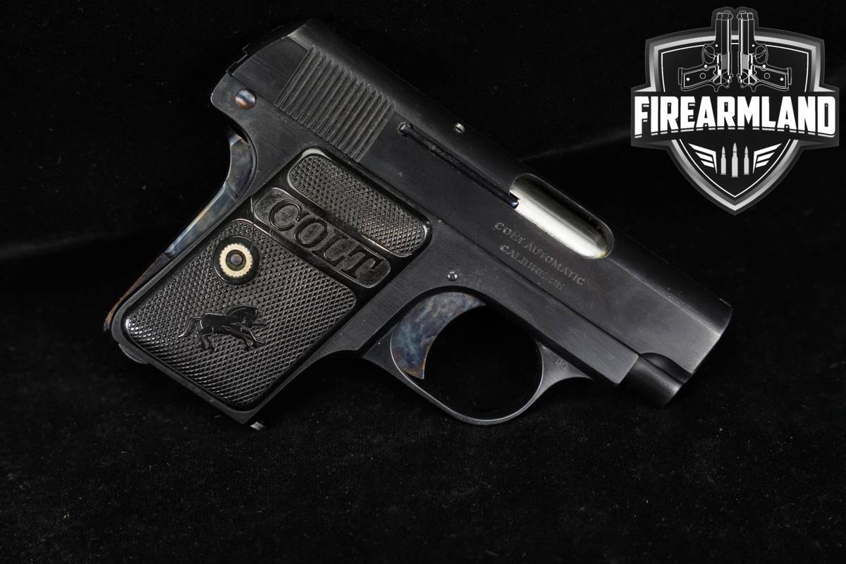 1920 Colt Model 1908 Vest Pocket .25 ACP (6.35Mm) 2" Carbona Blue