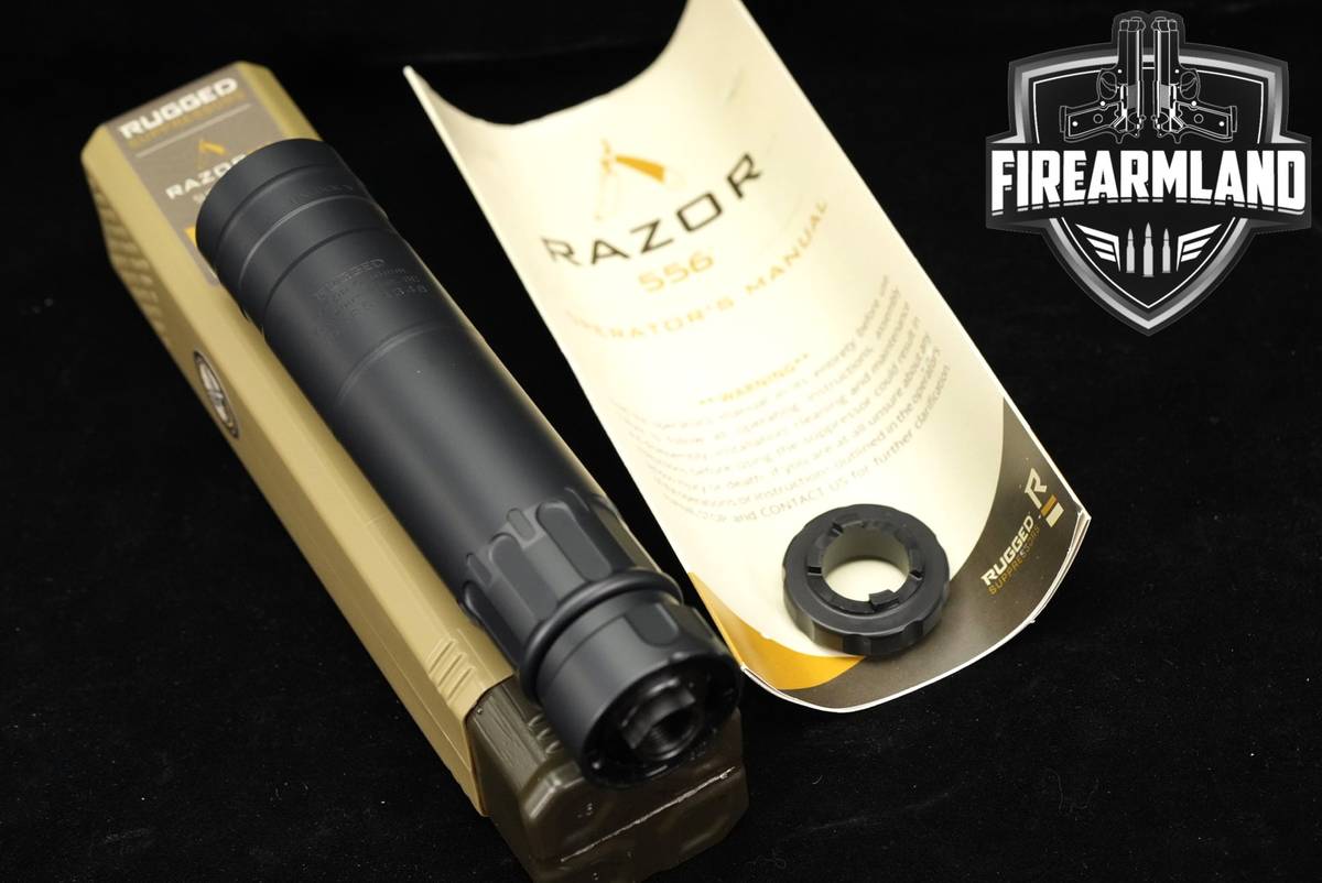Rugged Suppressors Razor 5.56mm NATO Suppressor Razor556 +ORIG CASE