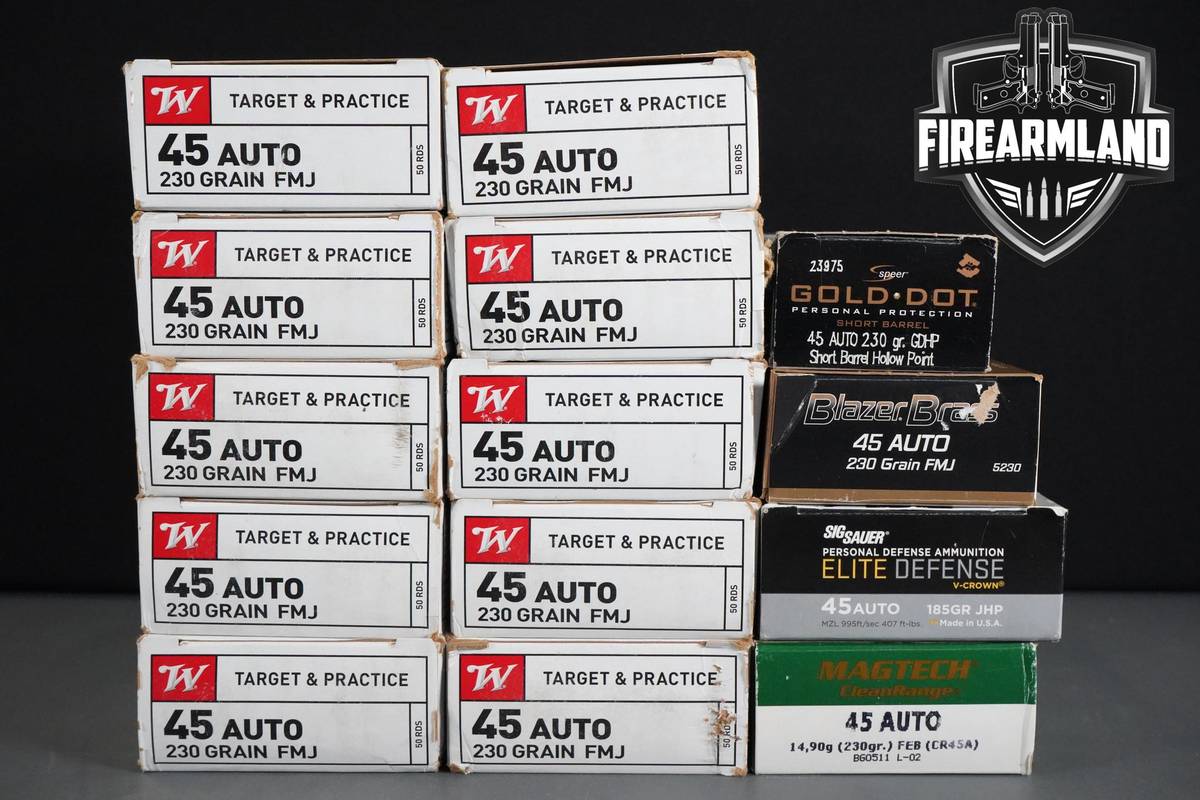 45 ACP Ammo 45-ACP Ammunition 670 ROUNDS