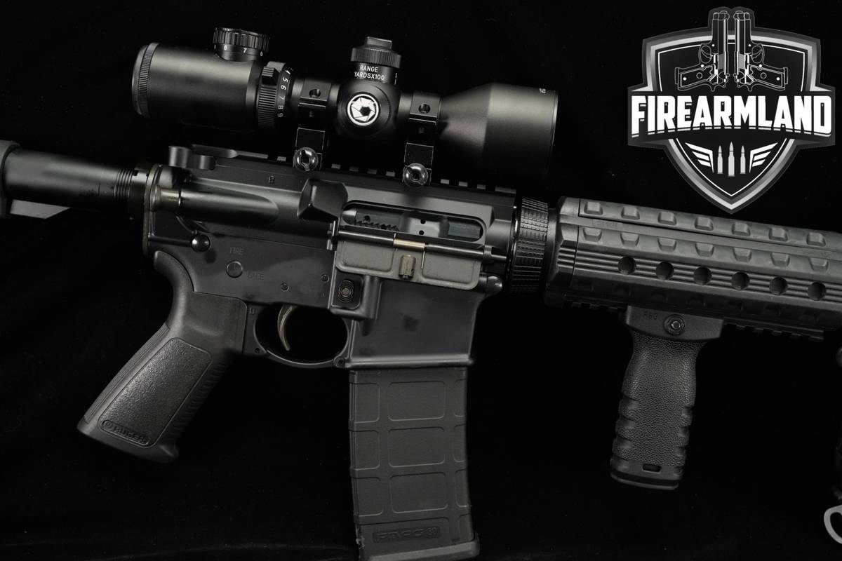 Ruger AR-556 5.56 NATO AR15 15 AR556 +2 MAGS, BARSKA SCOPE