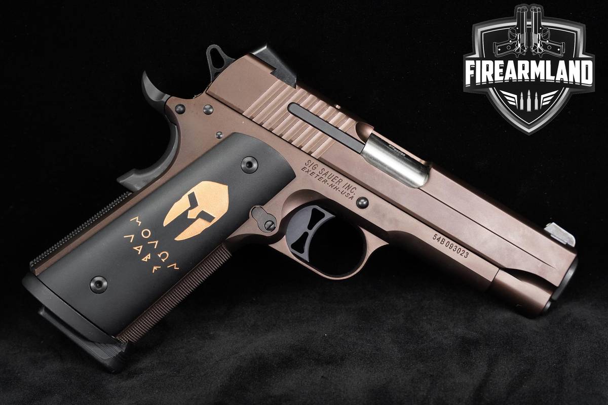 DISCONTINUED Sig Sauer 1911 Spartan Carry 45 ACP 4.2" 2MAGS & ORIG CASE