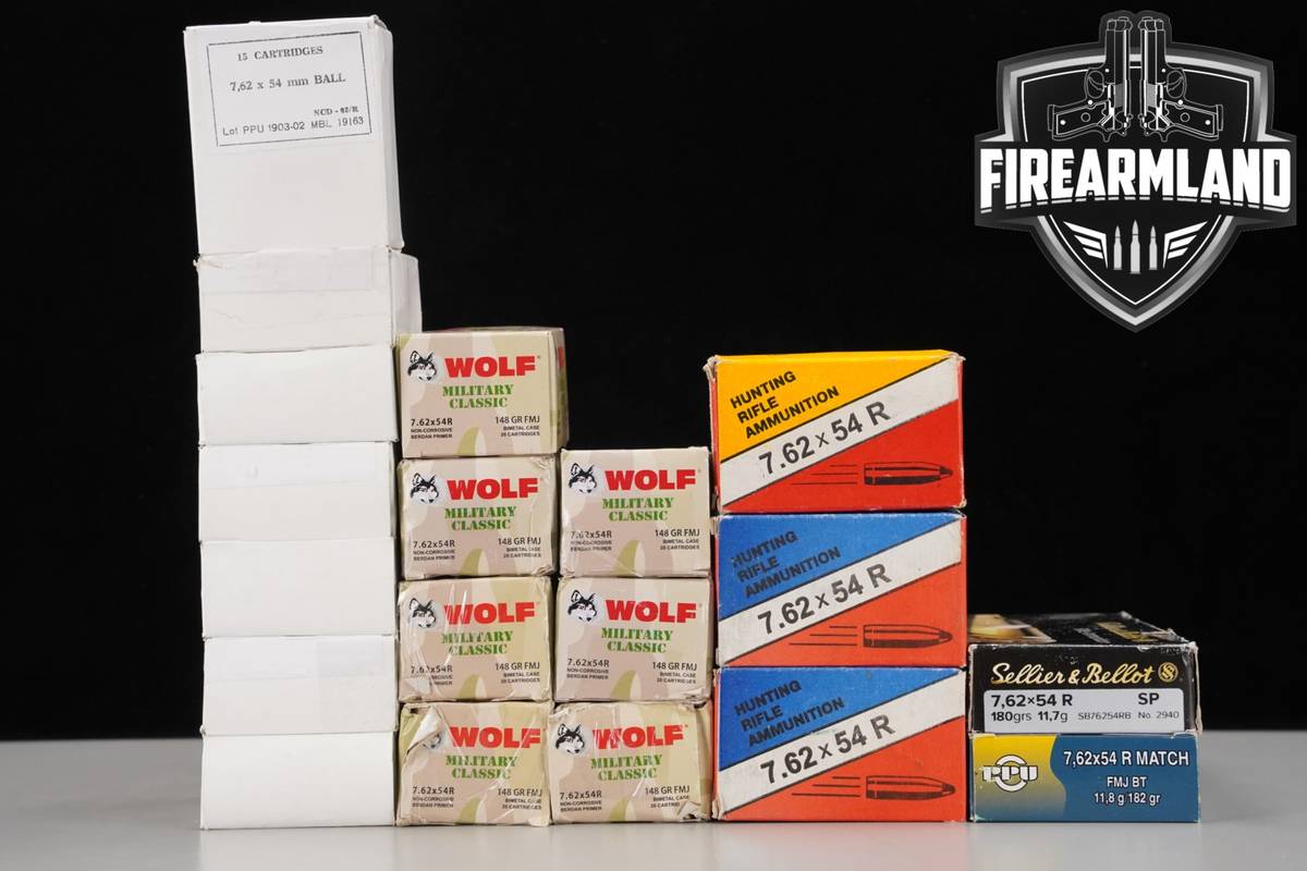 345 RDS! 7.62x54R Ammo 7.62x54 762