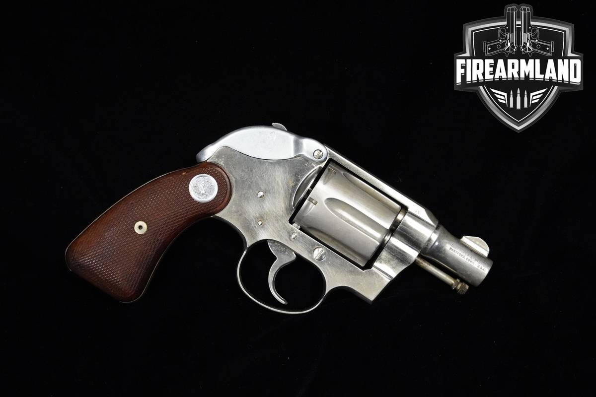 VINTAGE 1961 Colt Detective Special 38 Special 2" Nickel Finish Colt DA/SA