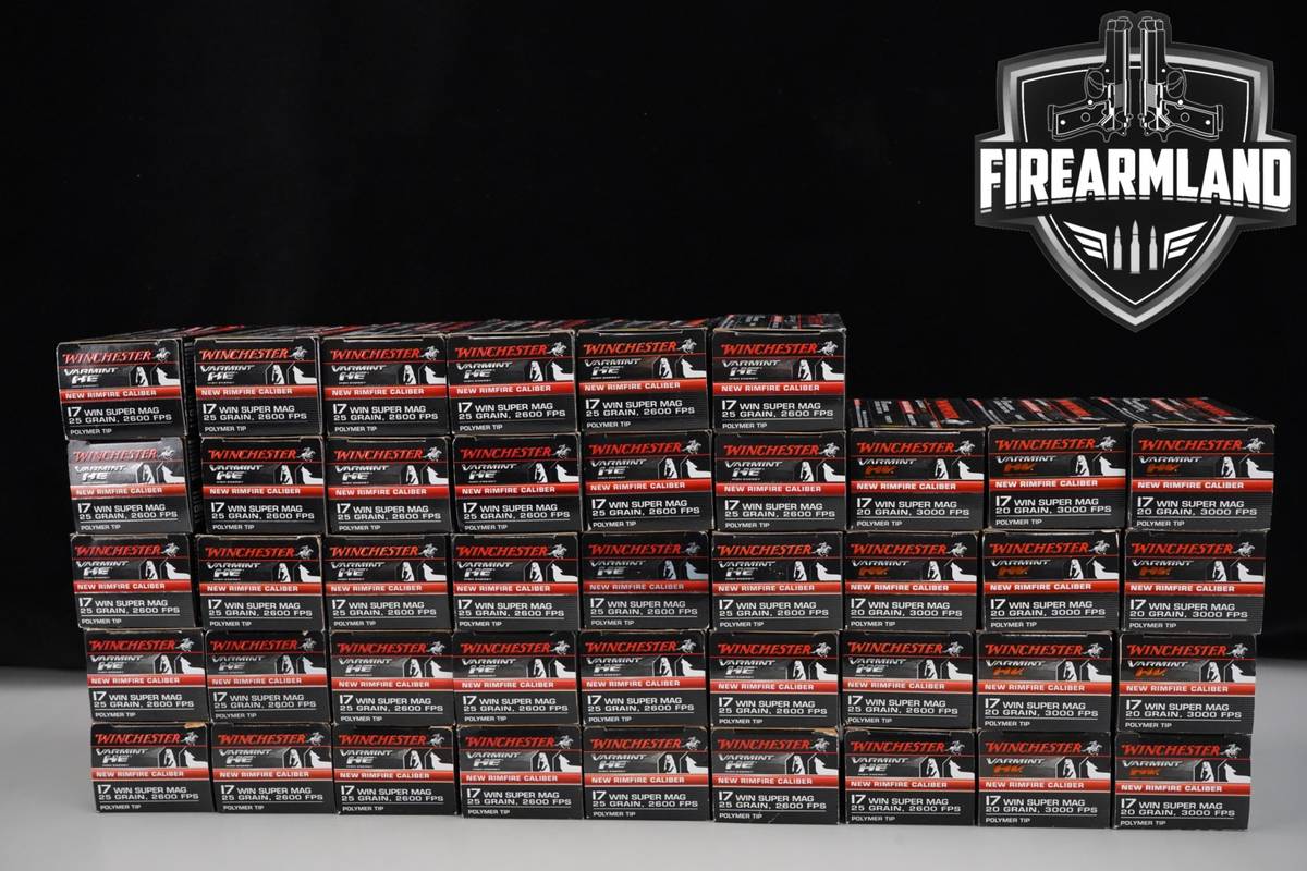 2100 RDS! 17 WSM Winchester Super Mag Ammo