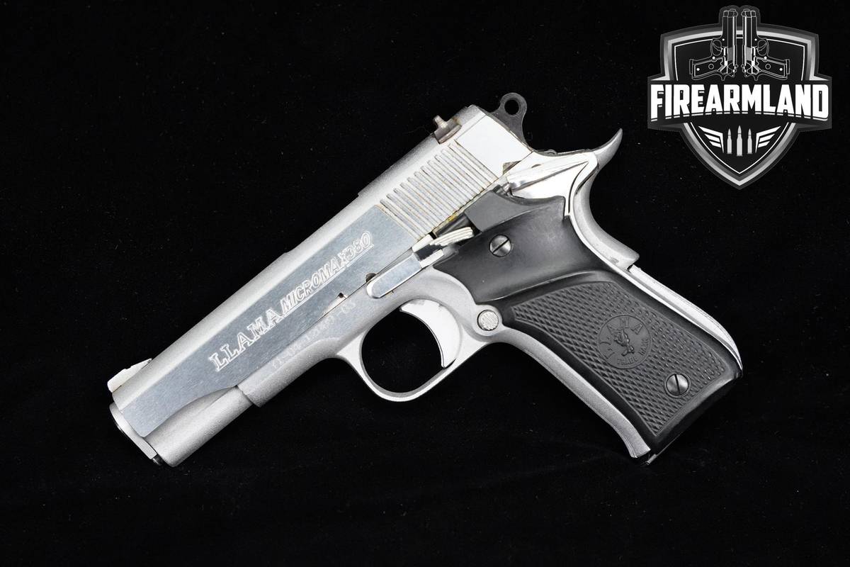 Llama Micromax 380 ACP 3.75" Silver DA/SA Micro-Max Defense Carry Pistol
