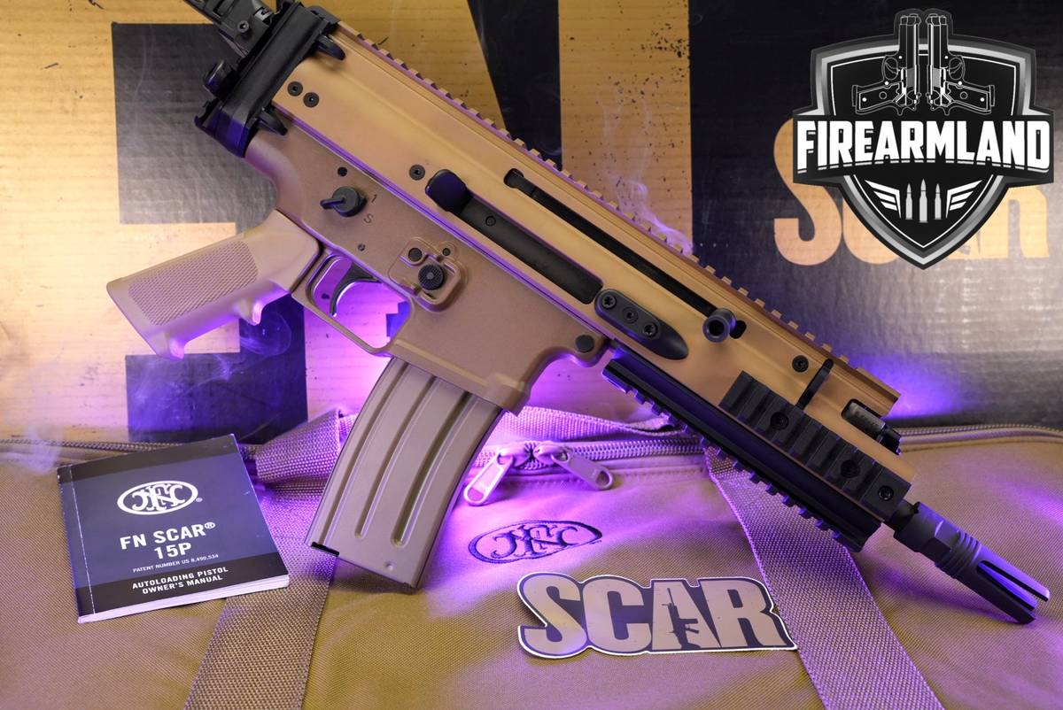 FN SCAR 15P NRCH 5.56 NATO 7.5" FDE SCAR15 15-P PDW Threaded +ORIG BOX