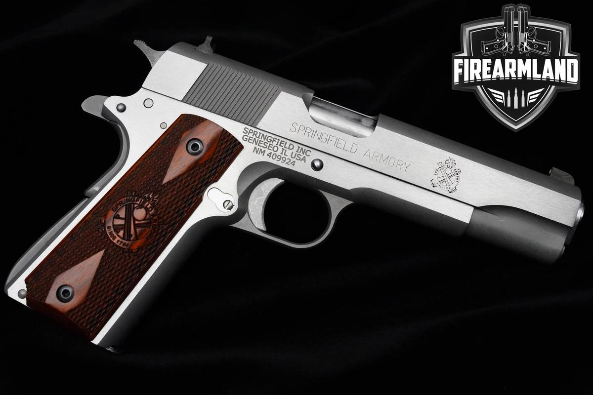 Springfield Armory 1911-A1 Mil-Spec 45 ACP 5" Stainless 1911 1911A1 Plinker