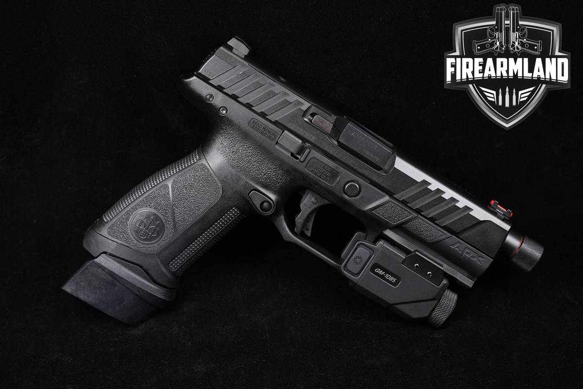 Beretta APX Combat 9mm 5" Optic-Ready Threaded +3 MAGS & ORIG CASE