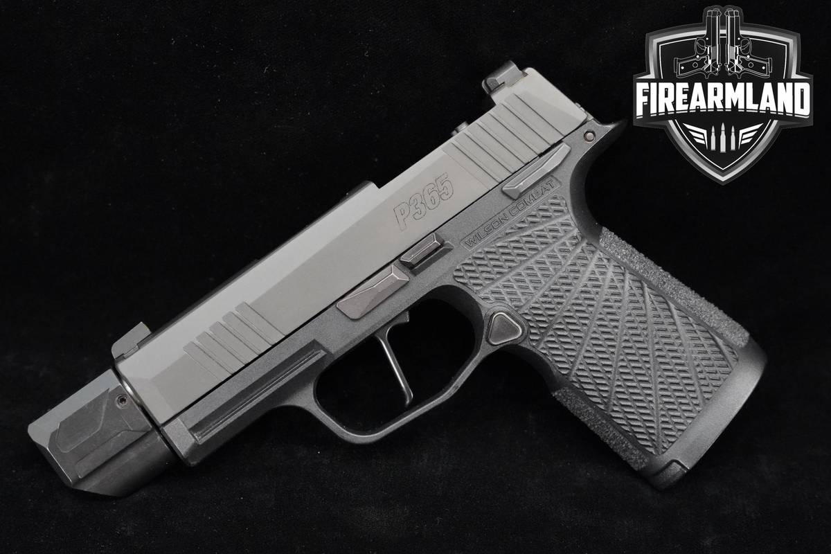 Sig Sauer P365 Wilson Combat Frame 9mm 3.7" P 365 +2 MAGS & ORIG CASE