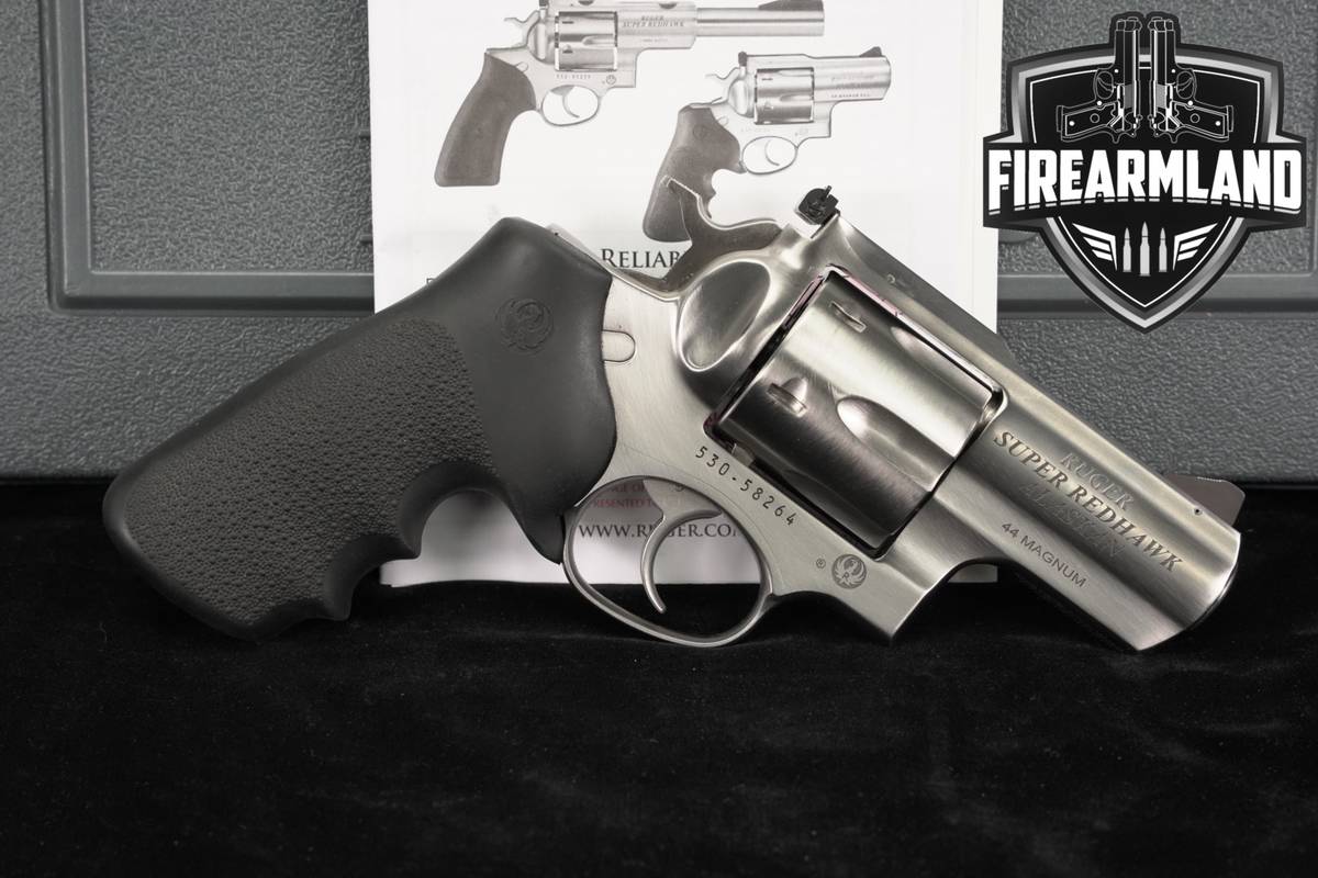 Ruger Super Redhawk Alaskan 44 Rem Mag 2.5" Satin Stainless +ORIG CASE