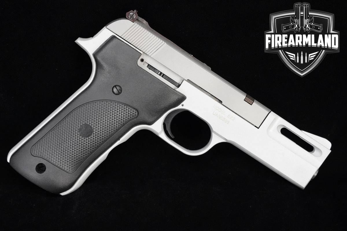 Smith & Wesson (S&W) Model 622 VR 22LR 4.5" Silver S&W 622 +ORIG CASE