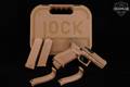 Glock 19X Crossover 9mm Luger Coyote nPVD in Excellent Condition Image 2