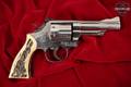1972 Smith & Wesson (S&W) Model 19-3 Combat Magnum .357 Mag. Bright Nickel in Good Condition Image 4