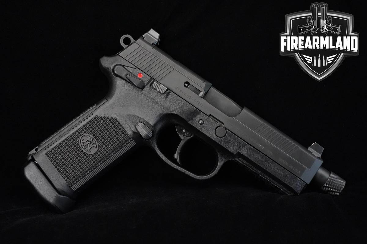 FN Herstal FNX-45 Tactical 45 ACP 5.3"FNH FNX45 Tac +3 MAGS & ORIG CASE