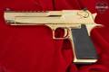 Magnum Research Desert Eagle Mark XIX .357 Mag. 24K Gold-Plated in Very Good Condition Image 2