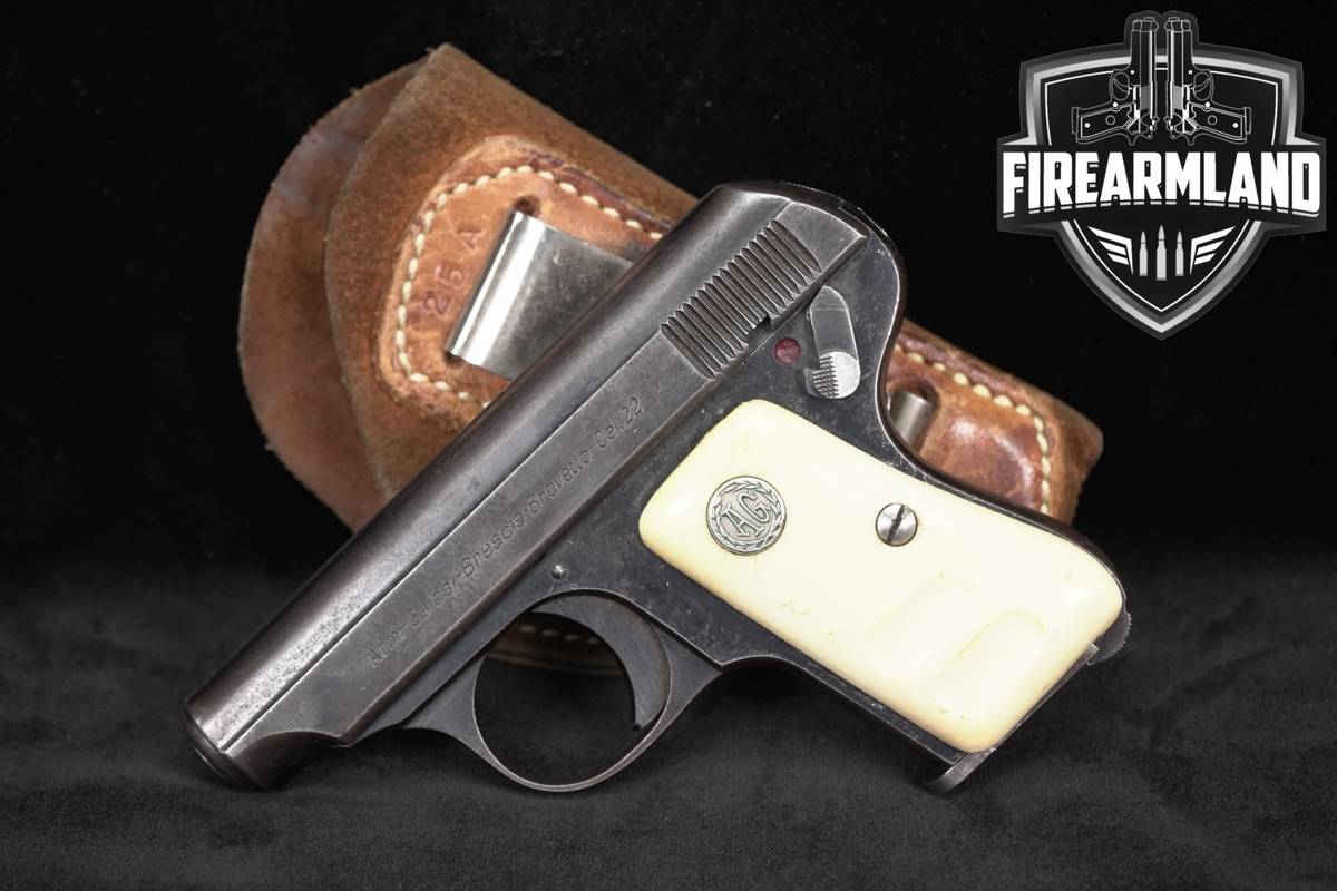 1958 Armi-Galesi Model 503 22 Short 2.25" Blued +HOLSTER